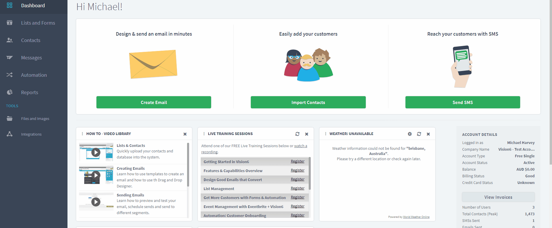 Delete A Contact List Vision6 Support